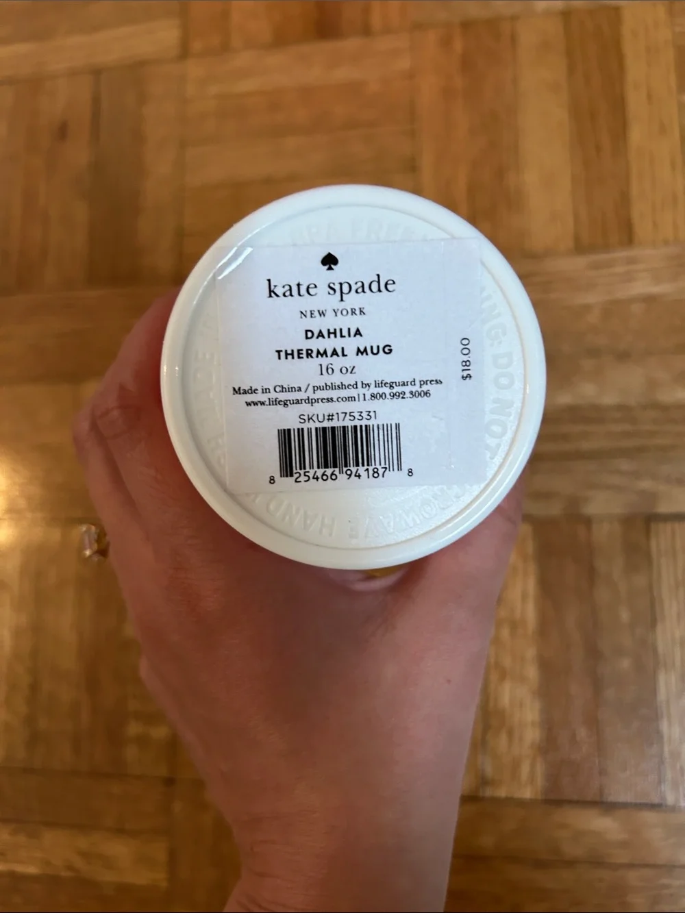 Kate Spade Dahlia Thermal Mug